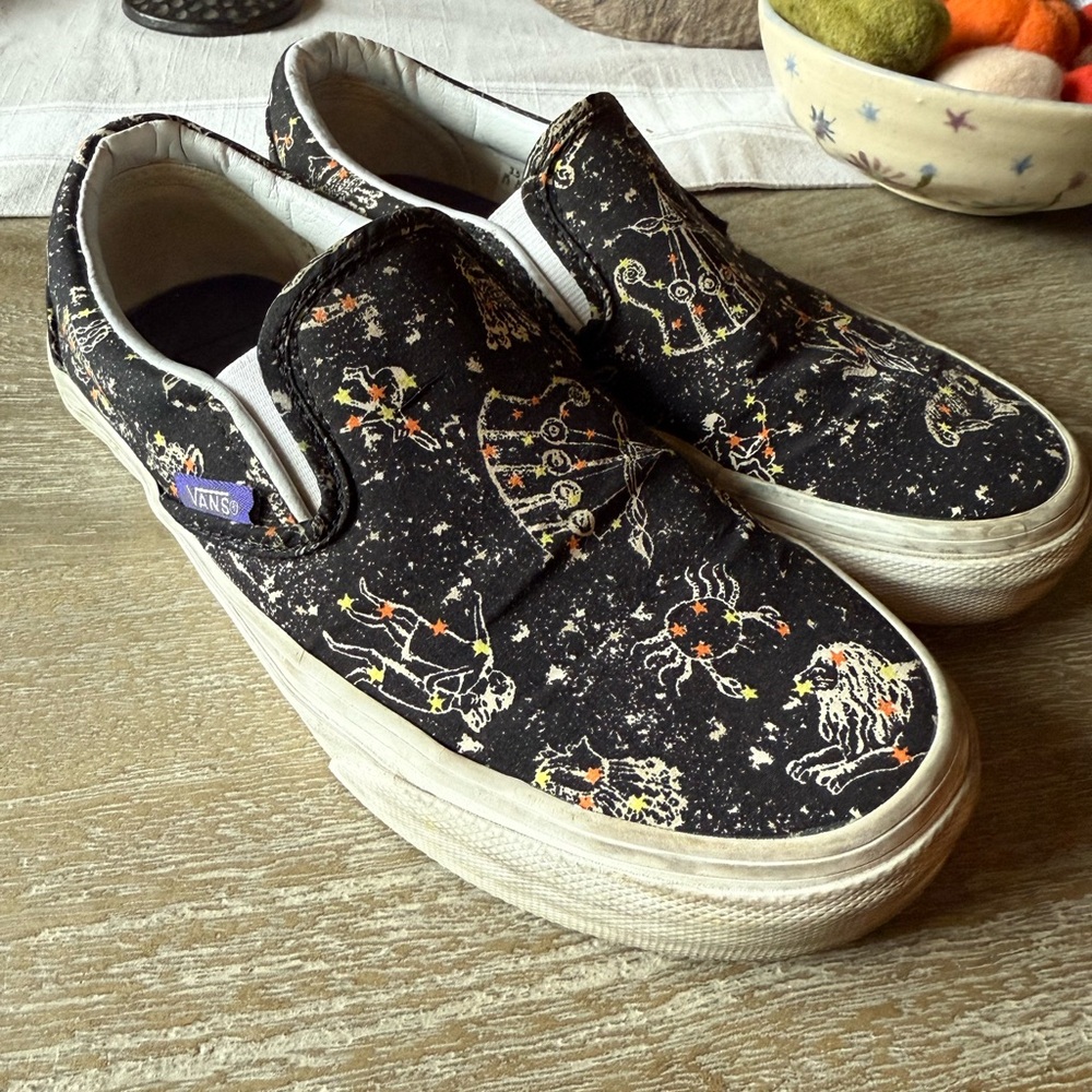 VANS Classic Slip On Sneakers, Constellations, Astrology